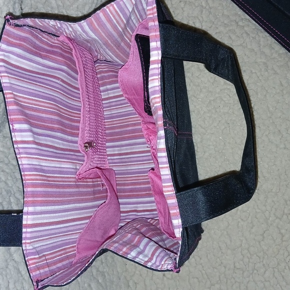 Black & Pink Small tote set - Picture 7 of 9